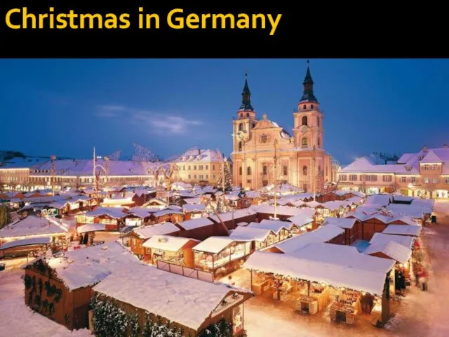Презентация на тему Рождество в Германии