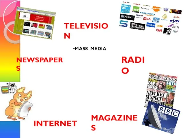 NEWSPAPERS TELEVISION INTERNET RADIO MAGAZINES