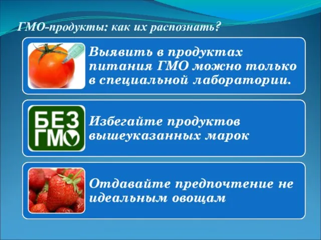 ГМО-продукты: как их распознать?