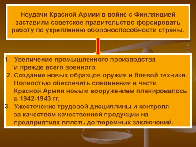 Неудачи Красной Армии в войне с Финляндией заставили советское правительство форсировать работу