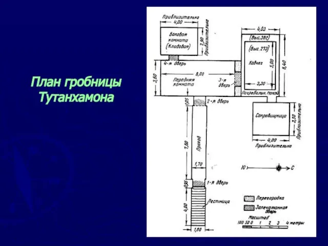 План гробницы Тутанхамона