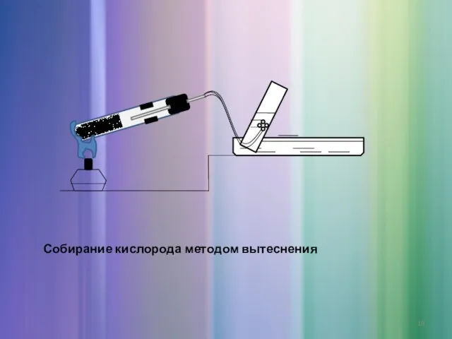 Собирание кислорода методом вытеснения