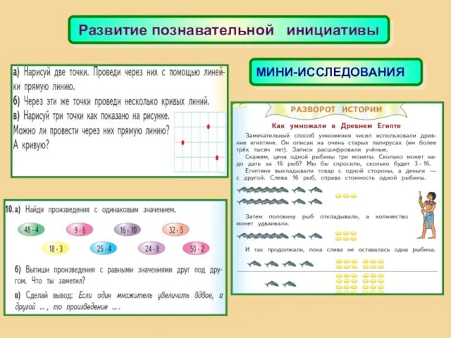 Развитие познавательной инициативы МИНИ-ИССЛЕДОВАНИЯ