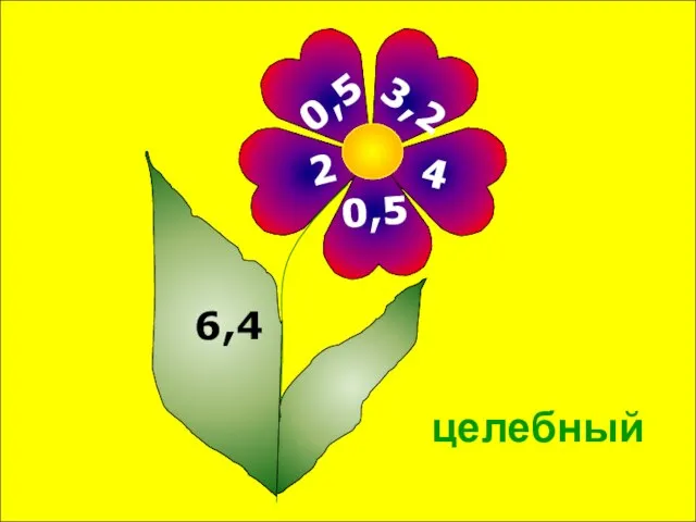 3,2 4 0,5 2 0,5 6,4 целебный