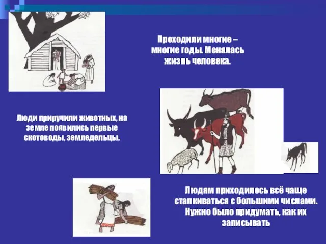 Проходили многие – многие годы. Менялась жизнь человека. Людям приходилось всё чаще