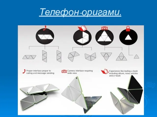 Телефон-оригами.