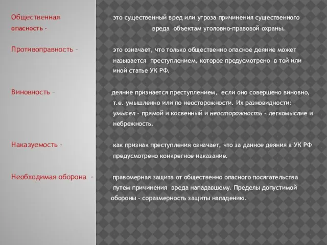 Общественная это существенный вред или угроза причинения существенного опасность - вреда объектам