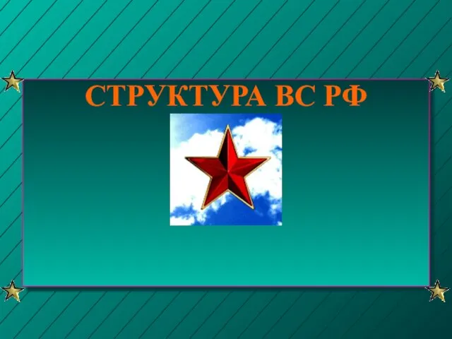 Презентация на тему Структура ВС РФ