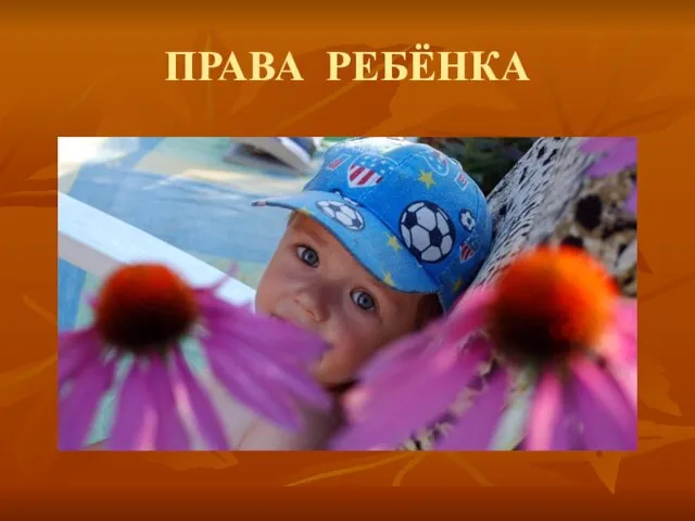 ПРАВА РЕБЁНКА