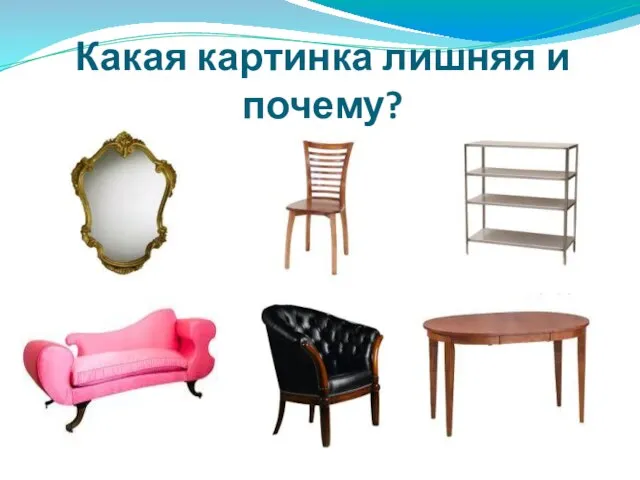 Какая картинка лишняя и почему?