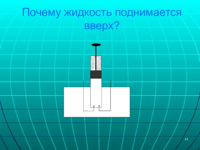 Почему жидкость поднимается вверх?