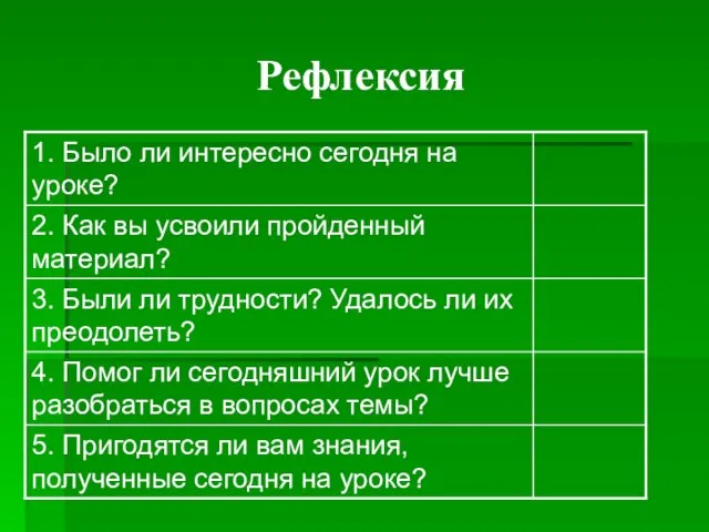 Рефлексия