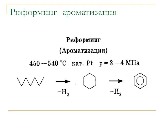 Риформинг- ароматизация