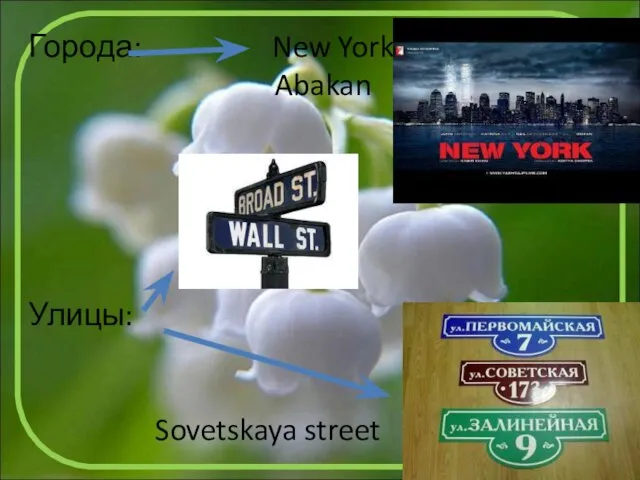 Города: New York Abakan Улицы: Sovetskaya street