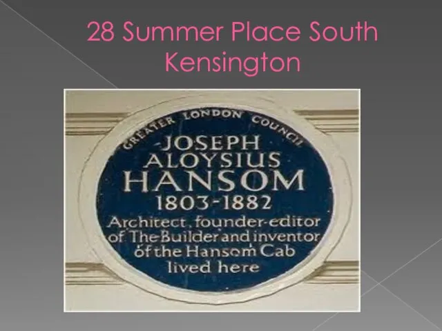 28 Summer Place South Kensington