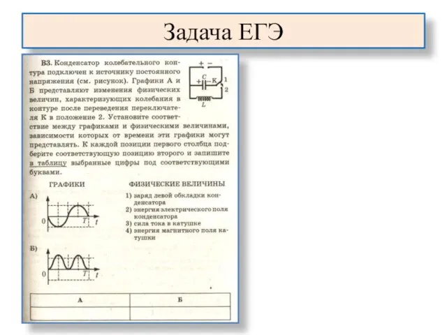 Задача ЕГЭ