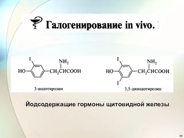 Йодсодержащие гормоны щитовидной железы