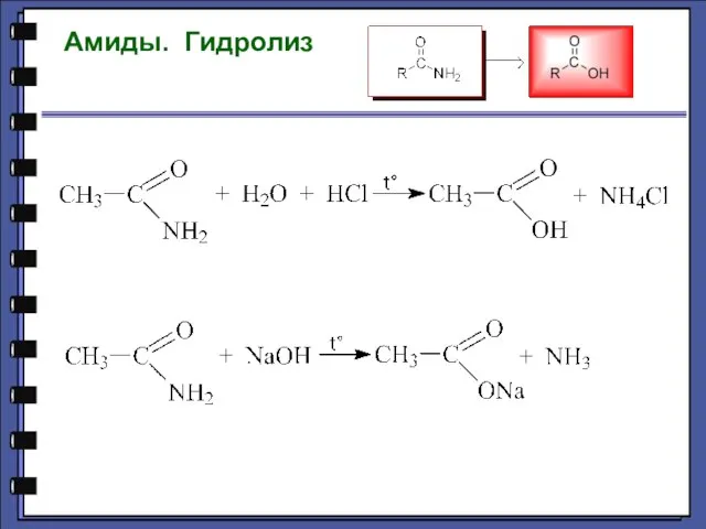 Амиды. Гидролиз