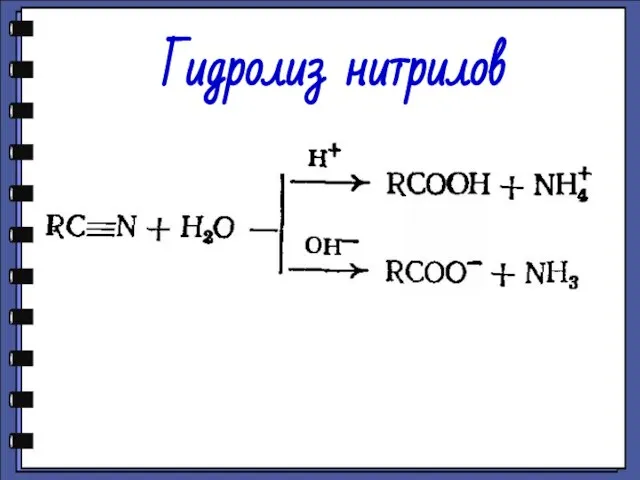 Гидролиз нитрилов