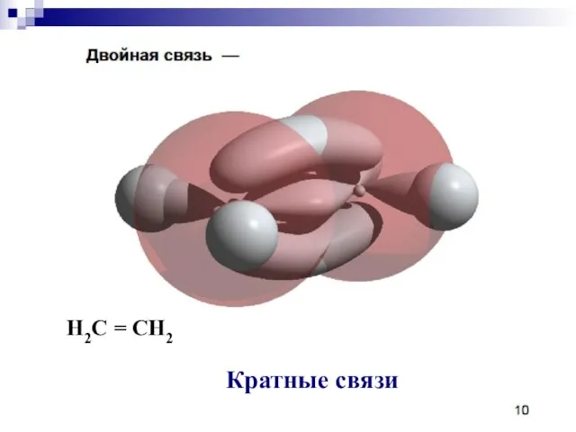 Кратные связи H2C = CH2