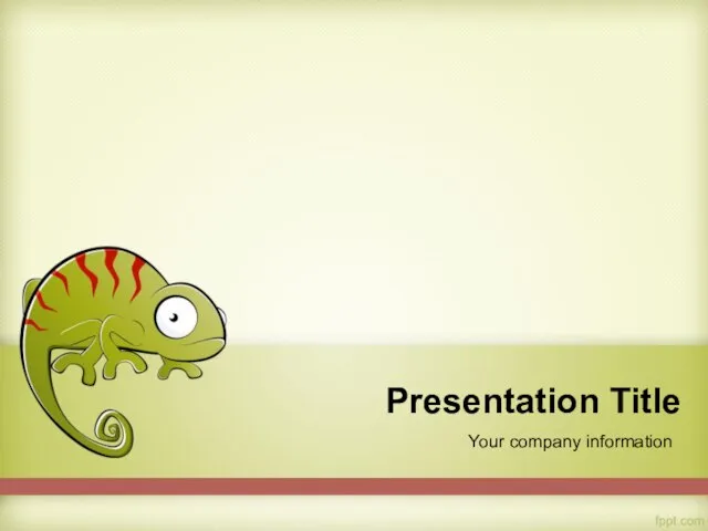 Presentation Title Your company information