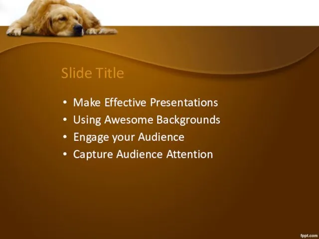 Slide Title Make Effective Presentations Using Awesome Backgrounds Engage your Audience Capture Audience Attention