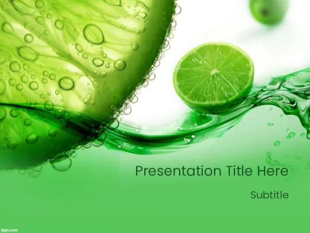 Presentation Title Here Subtitle