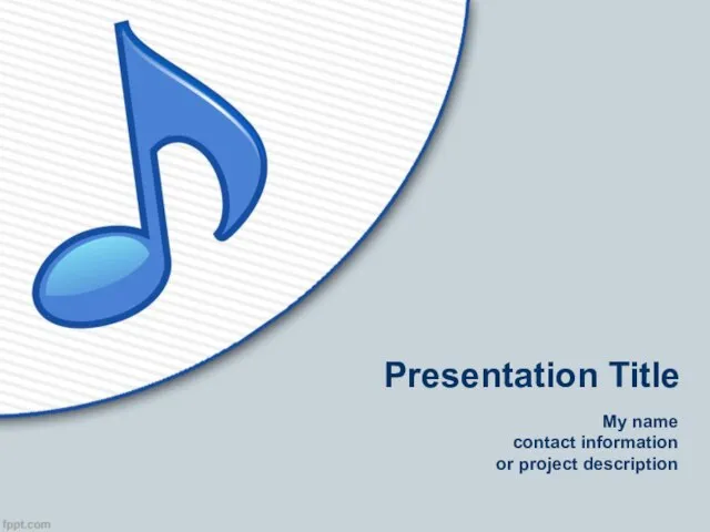 Presentation Title