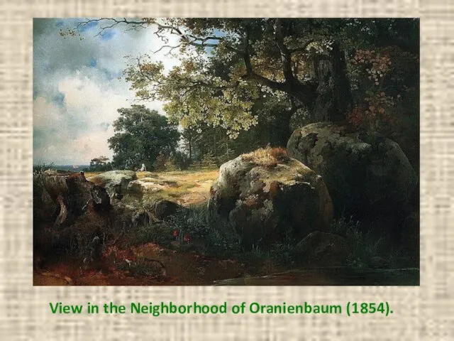View in the Neighborhood of Oranienbaum (1854).