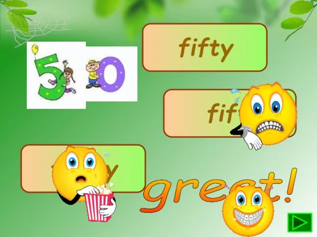 great! fifty fifti fivety