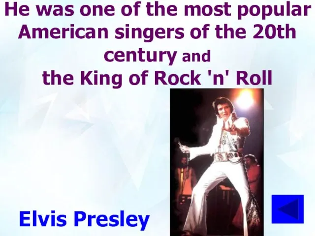 He was one of the most popular American singers of the 20th