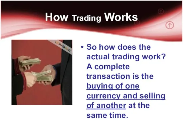 How Trading Works So how does the actual trading work? A complete