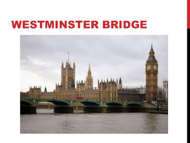 Westminster bridge