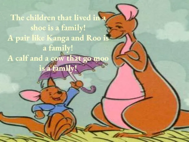 The children that lived in a shoe is a family! A pair