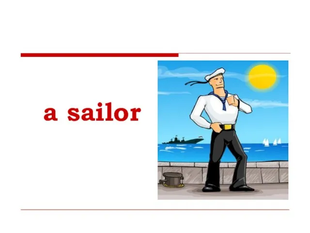 a sailor