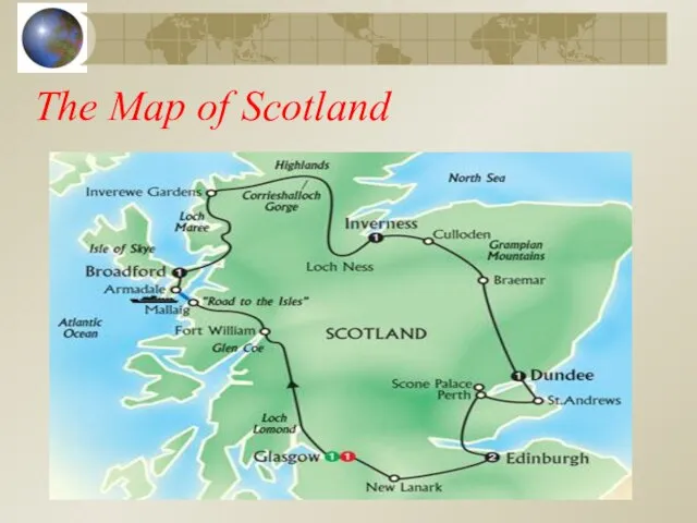 The Map of Scotland