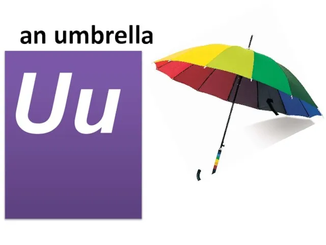 an umbrella Uu