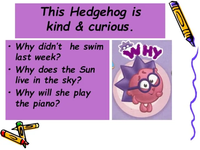 This Hedgehog is kind & curious. Why didn’t he swim last week?