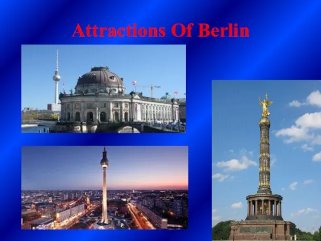 Attractions Of Berlin