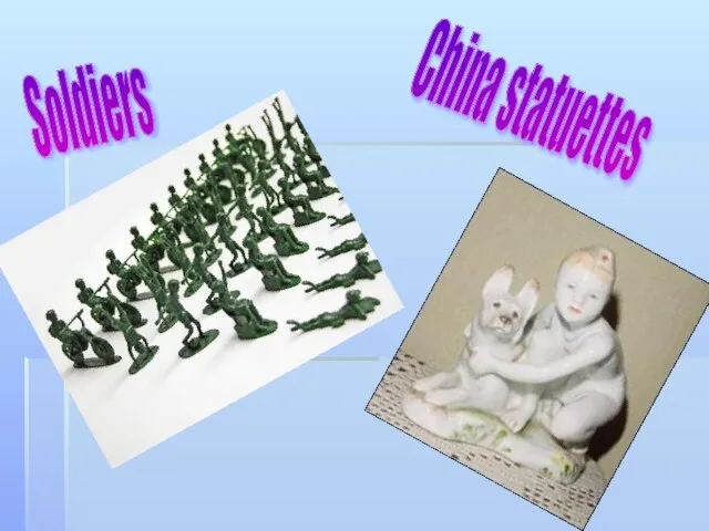 Soldiers China statuettes