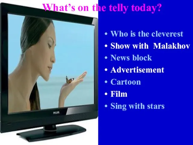 What’s on the telly today? Who is the cleverest Show with Malakhov