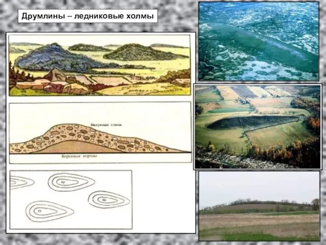 Друмлины – ледниковые холмы