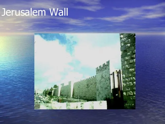 Jerusalem Wall