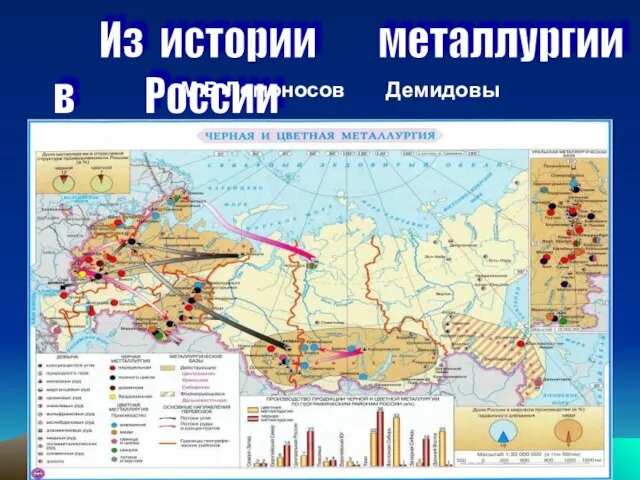 Из истории металлургии в России М.В Ломоносов Демидовы