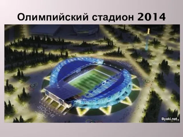 Олимпийский стадион 2014