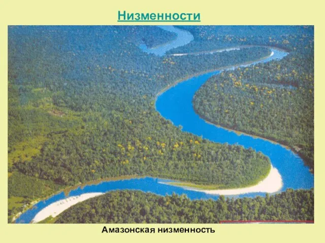 Низменности Амазонская низменность