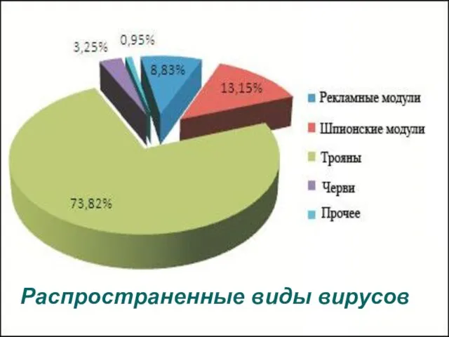 Распространенные виды вирусов