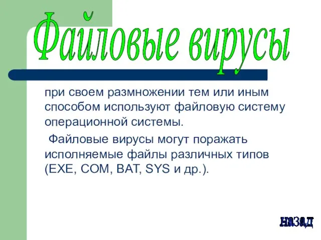 при своем размножении тем или иным способом используют файловую систему операционной системы.