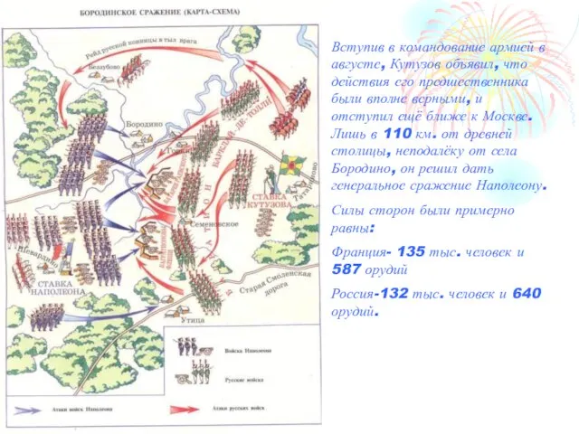 Вступив в командование армией в августе, Кутузов объявил, что действия его предшественника