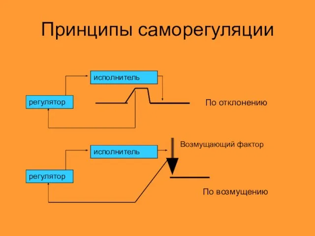 Принципы саморегуляции По отклонению